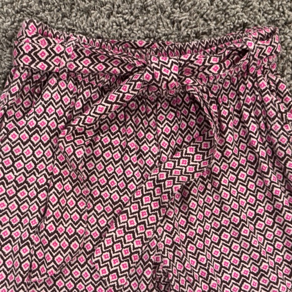 Monsoon girls Pink and Brown Geometric jogger Pants, size 7-8 - Picture 3 of 7